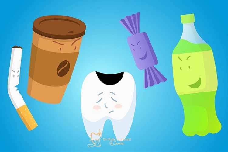 عادت مخرب دندانها