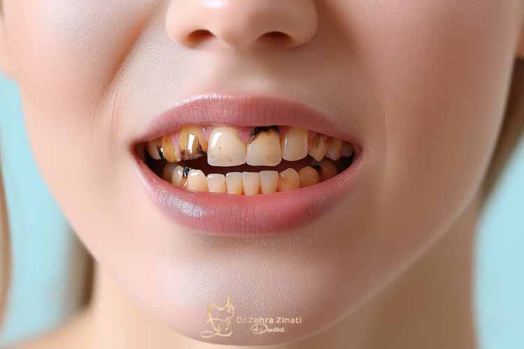 رفع لکه دندان